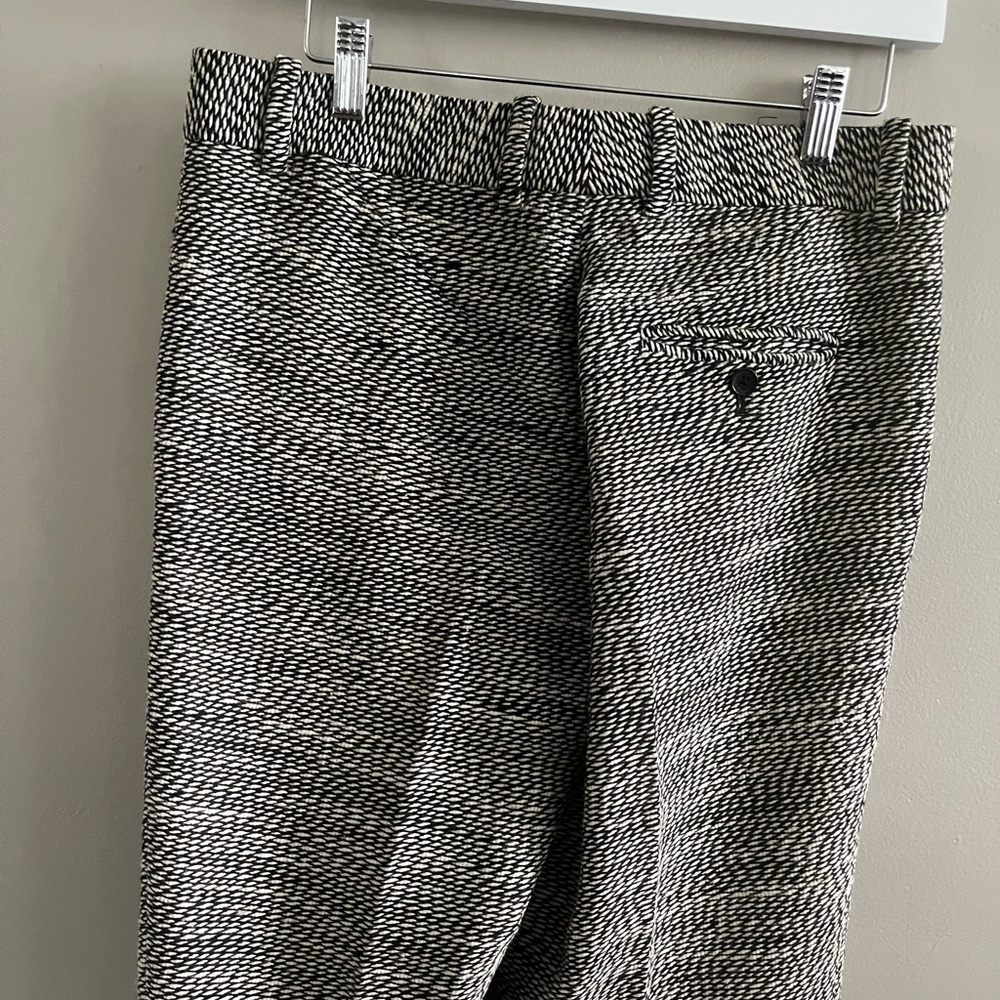 3.1 Phillip Lim‎ Wool Silk Pants - Dress Pants Size 6 Tan Black Tweed - Picture 4 of 8
